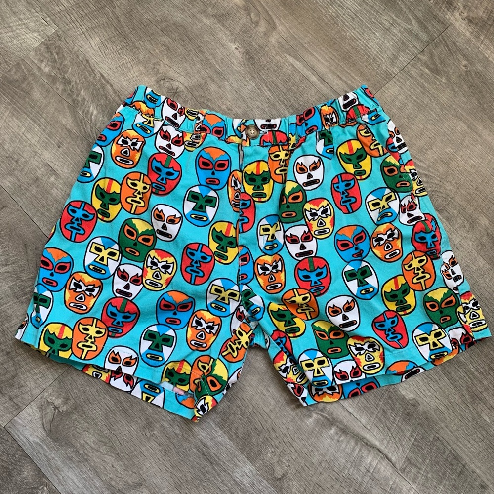 CHUBBIES Luchador Mask Print Shorts